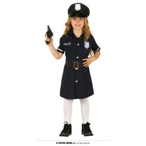 COSTUME POLIZIOTTA BAMBINA TAGLIA 10-12 ANNI