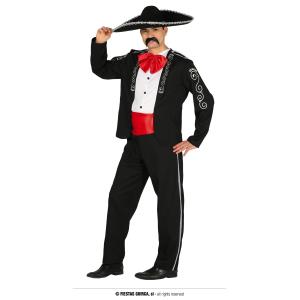 COSTUME MARIACHI MESSICANO ADULTO TAGLIA 48-50