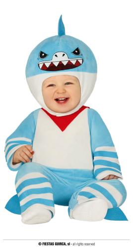 COSTUME LITTLE BABY SHARK SQUALO 18-24 MESI