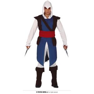 COSTUME GUERRIERO MERCENARIO TEMPLARE ADULTO TAGLIA M 48-50 ASSASSIN'S CREED