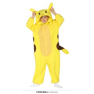 COSTUME PIGIAMA POKEMON PIKACHU CINCILLA' ELETTRICO 10-12 ANNI