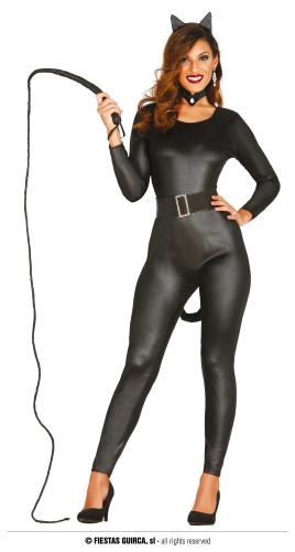 COSTUME GATTA NERA ADULTA TAGLIA S 36-38 CAT WOMAN