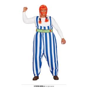 COSTUME GALLO FORZUTO OBELIX ADULTO TAGLIA L 52-54 ASTERIX