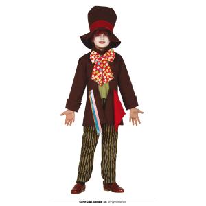 COSTUME CRAZY TAILOR TAGLIA 10-12 ANNI CAPPELLAIO MATTO