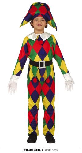 Prodotto: GUI-83558 - COSTUME ARLECCHINO TAGLIA 7-9 ANNI - GUIRCA