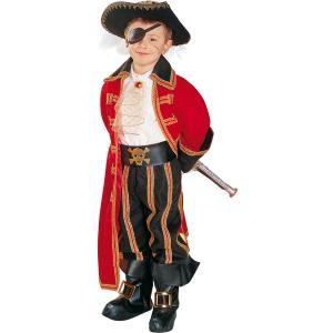 COSTUME CAPITAN DRAKE PIRATA BAMBINO 9/10 ANNI