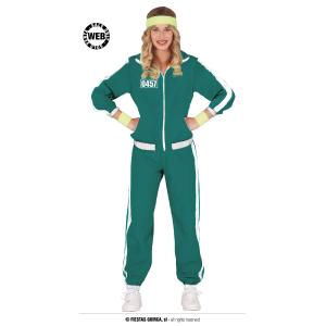 COSTUME GINNASTA THE GAMER ADULTA TAGLIA L 42-44 SQUID GAME