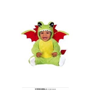 COSTUME DRAGO DRAGHETTO DRAGON NEONATO TAGLIA 18-24 MESI