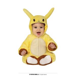 COSTUME CHINCHILLÀ ELETTRICO PIKACHU 12-18 MESI