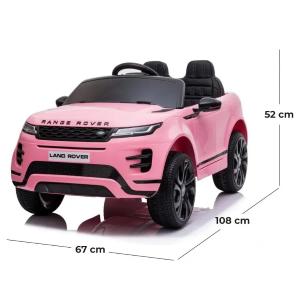 AUTO CON RADIOCOMANDO RANGE ROVER EVOQUE 12V MP3 ROSA