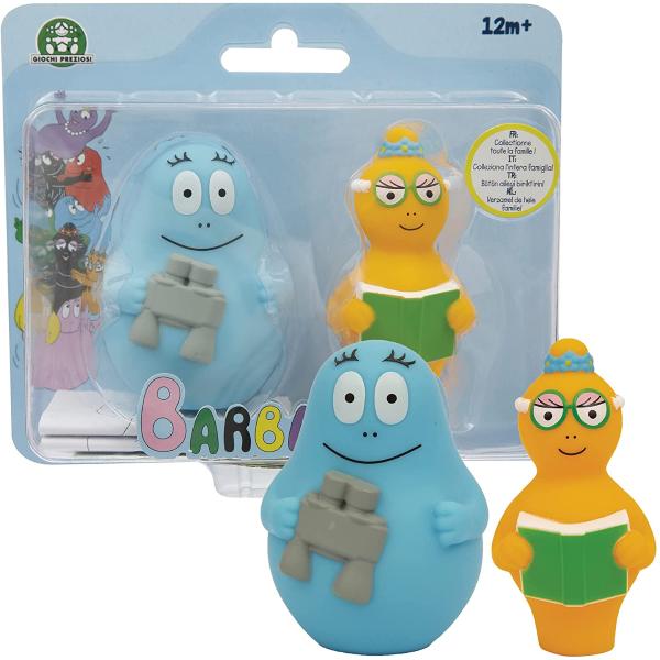 BARBAPAPA PERSONAGGI 8 CM BLISTER DOPPIO BARBABRAVO E BARBOTTINA