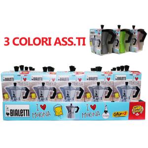 CAFFETTIERA MOKINA COLORI ASSORTITI 1 PZ