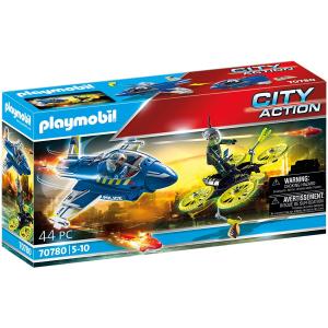 PLAYMOBIL CITY ACTION JET DELLA POLIZIA E DRONE