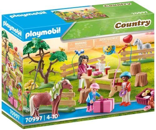 PLAYMOBIL COUNTRY FESTA DI COMPLEANNO AL MANEGGIO