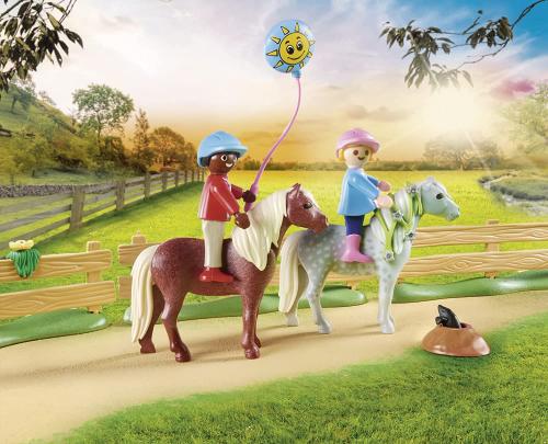PLAYMOBIL COUNTRY FESTA DI COMPLEANNO AL MANEGGIO