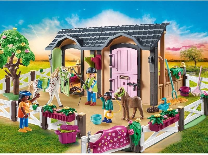 PLAYMOBIL COUNTRY LEZIONE DI EQUITAZIONE CON STALLE - PROMO PACK