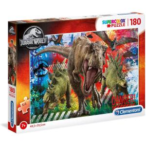 PUZZLE 180 PZ SUPERCOLOR JURASSIC WORLD               