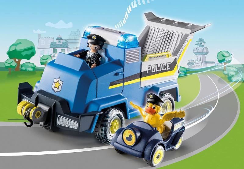 PLAYMOBIL DUCK ON CALL VEICOLO DI SOCCORSO DELLA POLIZIA