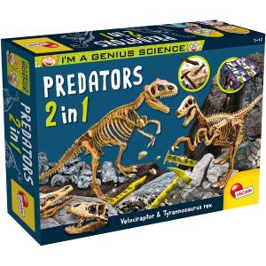 I'M A GENIUS - PREDATORS 2 IN 1 DINOSAURI