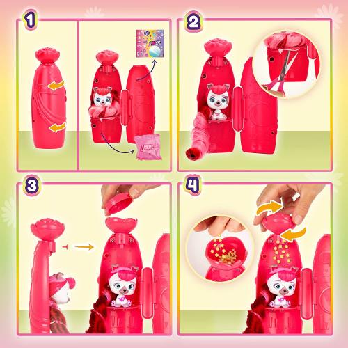 VIP PETS MINI FANS S3 SPRING VIBES CDU 18