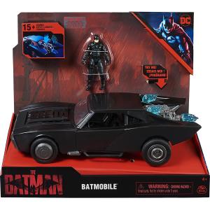 BATMAN MOVIE BATMOBILE PER PERSONAGGI IN SCALA 10 CM CON LED