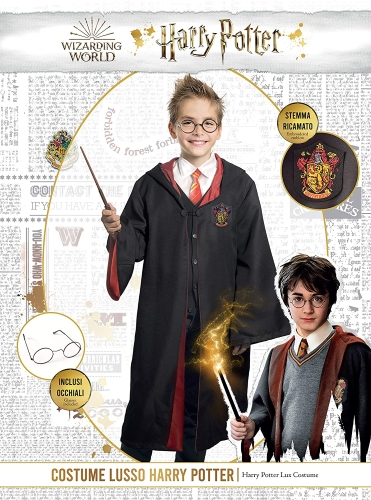 Prodotto: CIA-11743.5-7 - COSTUME HARRY POTTER LUSSO CON BACCHETTA