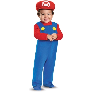 COSTUME SUPER MARIO BABY TAGLIA 12-18 MESI