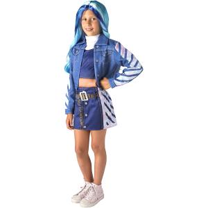 COSTUME RAINBOW HIGH -SKYLER CON PARRUCCA TAGLIA 4-6 ANNI