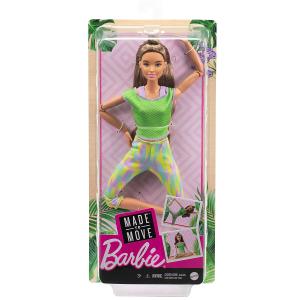 BARBIE SNODATA MADE TO MOVE - TUTA VERDE E VIOLA