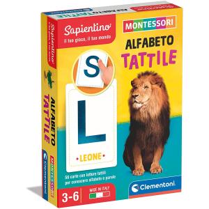 SAPIENTINO MONTESSORI CARTE - ALFABETO TATTILE
