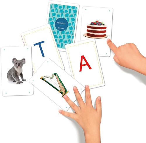 SAPIENTINO MONTESSORI CARTE - ALFABETO TATTILE