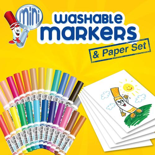 Crayola Crayola Set Pennarelli Lavabili Valigetta con 25 pennarelli 