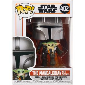 FUNKO POP - MANDALORIAN FLYING WITH THE CHILD 402