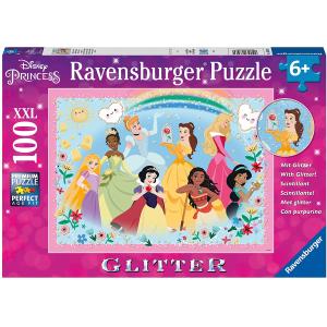 PUZZLE 100 PZ XXL DISNEY PRINCESS - GLITTER