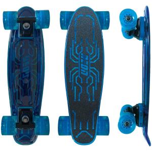 SKATEBOARD NEON HYPE BLU