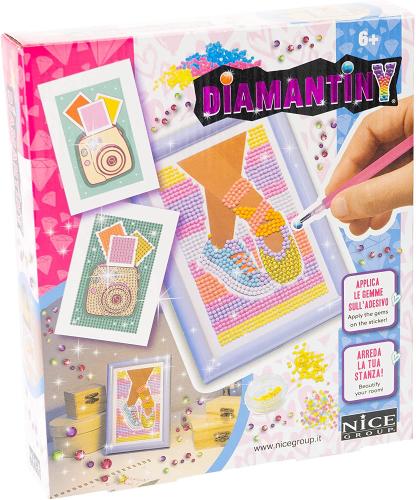 effetto 3D crystal art DIAMANTINY 90008 Creative Art Deco Frames crea il quadretto Mosaico da scrivania taglia unica multicolore 
