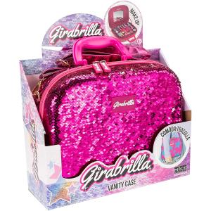 GIRABRILLA VALIGETTA MAKE UP - FUCSIA E ARGENTO