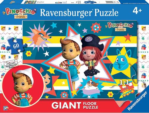 PUZZLE 60 PZ GRANDI PINOCCHIO