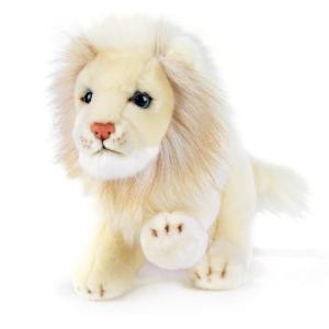 "ASLY" LEONE BIANCO CON OCCHI AZZURRI - L.21 CM