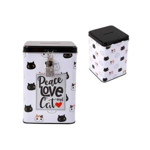 SALVADANAIO LUCCHETTO CAT