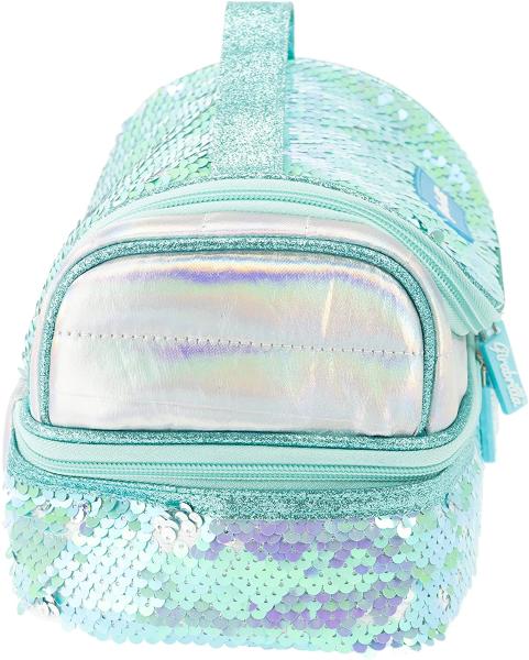 GIRABRILLA PORTA PRANZO PUFFER LUNCH BOX VERDE ACQUA