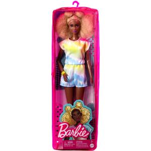 BARBIE® FASHIONISTAS® DOLL CAPELLI AFRO BIONDI E TUTA CORTA MULTICOLOR 180