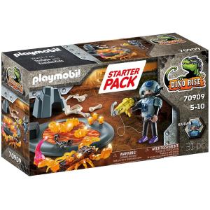 PLAYMOBIL DINO RISE STARTER PACK - SCONTRO CON LO SCORPIONE DI FUOCO