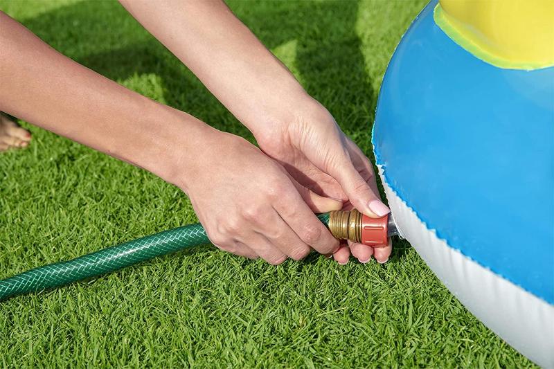 PLAY CENTER ARCOBALENO CM.257X145X91 CON SCIVOLO E SOLE SPRUZZO