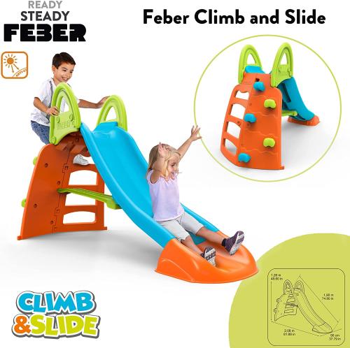 FEBER CLIMB AND SLIDE - SCIVOLO CON PARETE PER ARRAMPICATA
