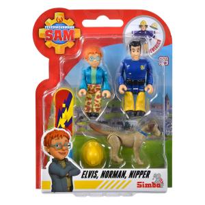 SAM IL POMPIERE PERSONAGGI ELVIS, NORMAN, NIPPER