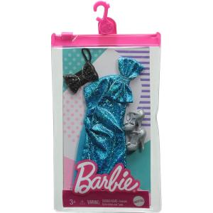BARBIE ACCESSORI ABITO AZZURRO METAL