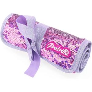 GIRABRILLA PUFFER PENCIL CASE-ROLL ASTUCCIO VIOLA CHIARO MAGENTA 