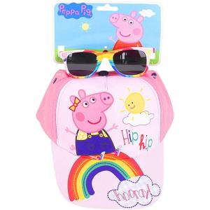 SET CAPPELLO E OCCHIALI DA SOLE PEPPA PIG