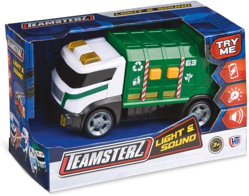 TEAMSTERZ CAMION SPAZZATURA CON LUCI E SUONI